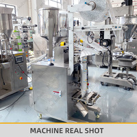 Machine d'emballage automatique 4 côtés scellés sachet confiture beurre d'arachide lait condensé pâte d'arachide