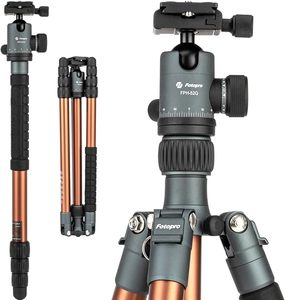 DSLR máy ảnh với bóng đầu và nhanh chóng phát hành tấm có thể tháo rời monopod cho máy quay tải lên đến 10kg/22lbs nhôm <span class=keywords><strong>Tripod</strong></span> - Product Image 1