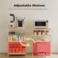 Étagère de rangement métallique à 6 niveaux réglable, directement de l'usine, pour livres, accessoires de cuisine en bois, organisateur pour salon