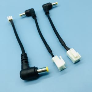 1007 Gestreepte Vertinde 22awg 2 Kernen Zwart & Wit Oem Dc Naar Jst 3.96Mm 2pin Socket Kabel Assemblage - Product Image 2
