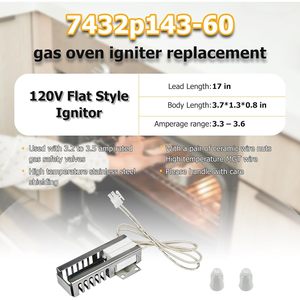 W11596211 WP7432P143-60 Elemento Calefactor para Horno, Acero Inoxidable, 220-240V, Eléctrico, Duradero, Repuesto para el Hogar - Product Image 2