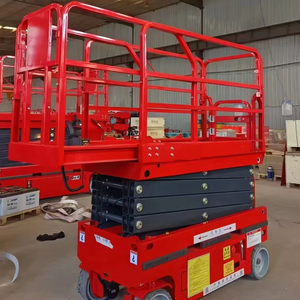 Elevador de tijera Manual para exteriores de 8m, silla de ruedas, todo terreno <span class=keywords><strong>AWP</strong></span> para granja agrícola, elevador de tijeras compacto fangoso - Product Image 3