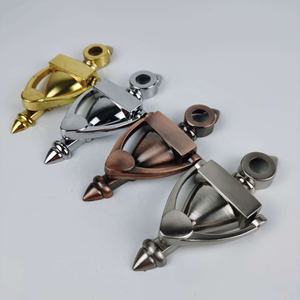 Nuevo golpeador <span class=keywords><strong>de</strong></span> puerta <span class=keywords><strong>de</strong></span> aleación <span class=keywords><strong>de</strong></span> zinc con acabado plateado tradicional, antirrobo, antioxido, diseño moderno, tornillo metálico antiguo a granel 5 - Product Image 3