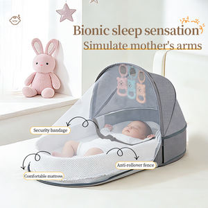 <span class=keywords><strong>Lit</strong></span> <span class=keywords><strong>de</strong></span> bébé pliable en lin et polyester, <span class=keywords><strong>lit</strong></span> d'isolement pour nouveau-né, berceau <span class=keywords><strong>de</strong></span> voyage multifonctionnel portable, léger, sac à langer pour maman - Product Image 2