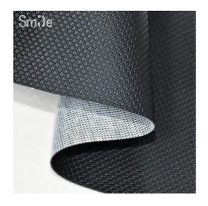 High Quality Black Pvc Leather For Motorcycle Seat Cover 4 Side Elastic Rexine Motorbike Leather