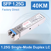 Émetteur-récepteur SFP-EX40-SM1310D 1.25G 1000BASE-EX 1310nm 40km SMF Duplex LC DDM Module Fibre Optique pour Commutateur Réseau