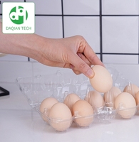 Boîte en plastique PET transparente pour oeufs et oeufs de canard