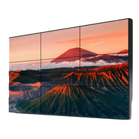Écran d'affichage numérique LCD intérieur de 55 à 65 pouces, écran tactile mural LCD pour centre commercial, bureau, conférence, publicité