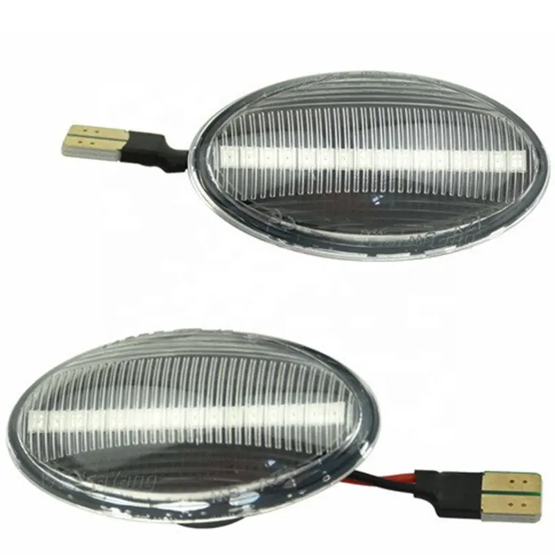 Bumper mobil, penanda sisi belok, lampu LED dinamis cocok untuk BMW Mini Cooper R50 R53 2002-2006 R52 1 buah