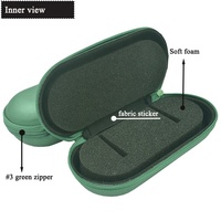 Boîtes de voyage pour montres en cuir avec logo personnalisé pour hommes vente en gros étui de protection à fermeture éclair en EVA pour montres