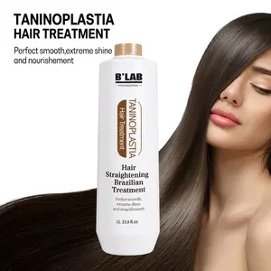 Taninoplastia Haarbehandeling Private Label Braziliaanse Keratine Haar Rechttrekken Crème Nano Keratine Behandeling