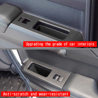 Boîte de rangement latérale TPE pour portière arrière de voiture, support pour téléphone, organiseur de porte, plateau de poche pour poignée, compatible Toyota Hilux Travo 2026