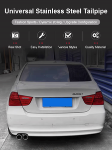 Tuyau d'échappement universel de voiture personnalisé d'usine SYPES Style Y système d'embout d'échappement en acier inoxydable 304 de haute qualité AK/M/AMG embout de silencieux - Product Image 2