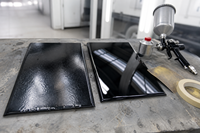Peinture automobile Wolong 2K07 Pure Black Hydroxyl Acrylic, finition brillante, temps de séchage de 0,5h, couverture solide à teinte profonde, pour voitures particulières