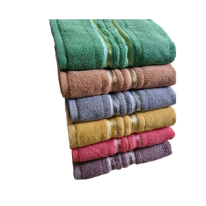 Wholesale 100% Cotton Dobby Border <b>Towels</b> <b>Hand</b> Face and <b>Bath</b> <b>Towels</b> Durable Terry Fabric Soft Absorbent <b>Towels</b> for Home - Product Image 5