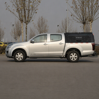Capot de benne de camionnette pliable en acier galvanisé et aluminium à 3 portes pour Isuzu D-MAX, étanche, avec serrure, installation sans perçage