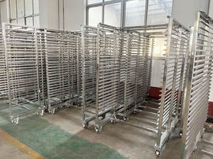 Personnalisé 304 sus chariot fumoir viande chariot suspendu chariots à viande saucisse fumer support palette - Product Image 5