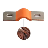 Connecteur électrique flexible en cuivre plaqué nickel pour barre omnibus de batterie, modèle M2412271