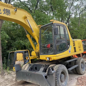 High Quality Used <b>Wheel</b> <b>Excavator</b> Komatsu PW150 <b>Wheel</b> Digger Second-hand Komatsu - Product Image 1