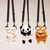 Sac à dos en peluche personnalisé en forme de tigre, adorable et réaliste, pour enfants