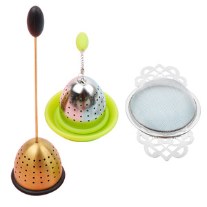 Filtre à thé à balle sur mesure en acier inoxydable 304 accessoires créatifs pour thé infuseur à thé Rose - Product Image 6