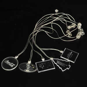 Nhựa 7 màu thu hút từ tính Sáng Led Vòng cổ đèn flash mặt dây chuyền trẻ em bên sáng đồ chơi cho KTV Bar Đảng - Product Image 6