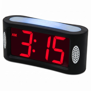 Hot Sale LED Smart Alarm <b>Clock</b> Large Display Adjustable Volume Table Desk <b>Clock</b> with Time Display - Product Image 1