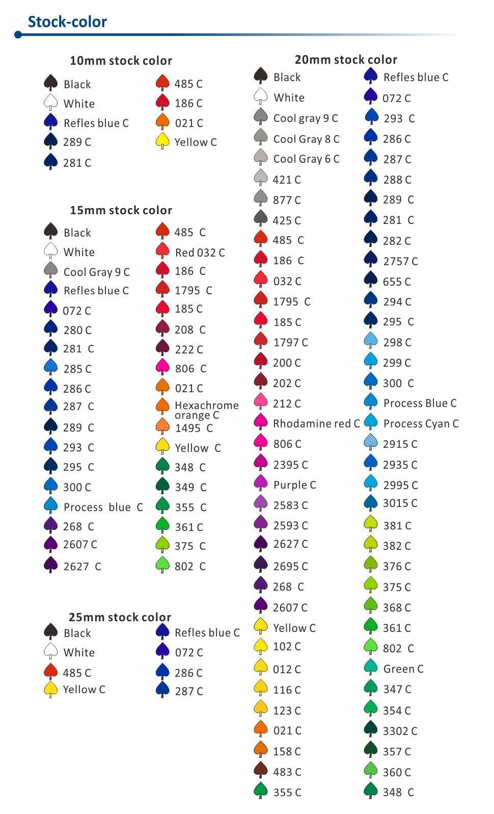 personalizable en cualquier color