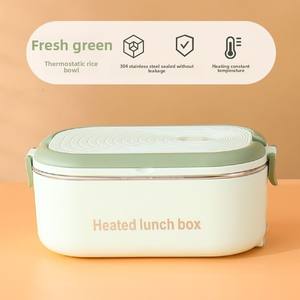 Draagbare 65 Graden Thermostatische Bento <span class=keywords><strong>Box</strong></span> Roestvrijstalen Slimme Geïsoleerde Verwarming Elektrische Lunchbox - Product Image 5