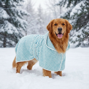 Luxury Soft Microfiber Towel <strong>Dog</strong> <strong>Bathrobe</strong> Super Absorbent Robe for <strong>Dogs</strong> and Cats Enhanced Pet <strong>Bathrobe</strong> - Product Image 3