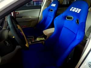 Оригинальное гоночное кресло EDDY из карбона, синее, универсальное для игровых кресел, гоночных симуляторов, офисных кресел - Product Image 5