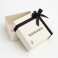 Custom Logo Luxury Cardboard Paper Packaging box White Removable Lid Rigid Gift Boxes With Neck
