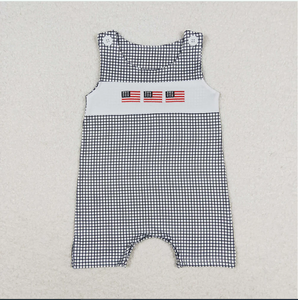 Baby Girls Flag 4th Of July Sibling Rompers Dresses <b>Clothes</b> Sets - Product Image 5