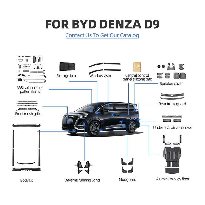 Stream Media Rear View Mirror for Denza D9 - 12 Months Warranty