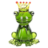 Figurines maison décoration de Table animaux Mini verre soufflé à la main verre mignon grenouille Prince Art écologique