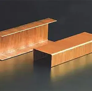 銅被覆ステッチ鉄コイル結合スプールステープルワイヤーCCS銅メッキ鉄ワイヤー