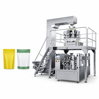 Machine polyvalente multi-stations pour sachets Doypack avec système de rejet dynamique du poids intégré, idéale pour les perles de tapioca