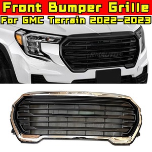 <b>Car</b> Bumper Grill <b>Decorative</b> Strips Racing Grille Black Body Kit Front Bumper Grill For GMC Terrain 2022-2023 <b>Car</b> Accessories - Product Image 2