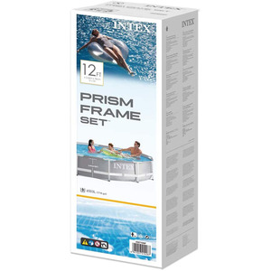 <span class=keywords><strong>INTEX</strong></span> 26710 — piscine hors sol à cadre en acier, 12 pieds X 30 pouces, prisme métallique - Product Image 6