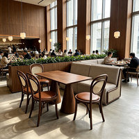 Walnussfarbener Esstisch, Geeignet für Hotelrestaurants, Cafés, Bistros und Ähnliche Einrichtungen