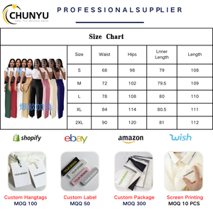 <span class=keywords><strong>Pantaloni</strong></span> dritti da <span class=keywords><strong>donna</strong></span> a <span class=keywords><strong>vita</strong></span> <span class=keywords><strong>alta</strong></span> Casual alla moda nuovi <span class=keywords><strong>pantaloni</strong></span> <span class=keywords><strong>eleganti</strong></span> in tinta unita - Product Image 6