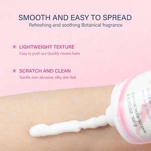 5 Mins Painless Depilatory Natural Organic Aloe Vera Hair Remover Body Hair <b>Removal</b> <b>Cream</b> for Women and Men - Product Image 5