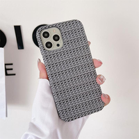 Nouvelle tendance : Coque de téléphone antichoc à motif tissé pour iPhone 15, 16, 17 Plus, Pro Max – Style féminin semi-enveloppant pour protection mobile