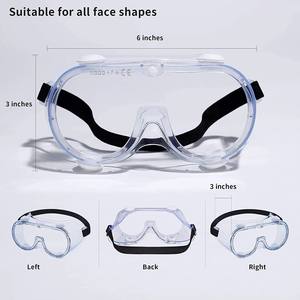 نظارات حماية العين من عمال الكيماويات اللامع ، نظارات حماية للعين مع مكافحة الضباب - Product Image 2