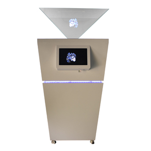 Boîtier de projecteur hologramme pyramidal 3D personnalisé 1*1m affichage à 360 degrés affichage holographique 3D publicité hologramme - Product Image 4