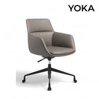 Chaise de salle à manger en similicuir haut de gamme, nouveau modèle, personnalisable, réglable en hauteur, écologique, empilable, vente en gros directe usine