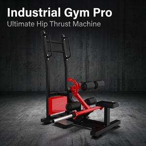 Machine d'entraînement des hanches avec rembourrage en PU haute densité, confortable pour les séances d'entraînement longues. - Product Image 1