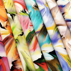 Stock de tela seersucker de poliéster estampado barato de china - Product Image 5