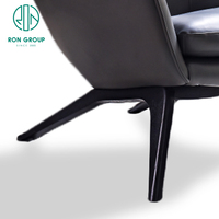 Maison de jeu banquet hôtel meubles de salon une étape canapé de golf en cuir fauteuil bleu chaise de salon intérieure Offre Spéciale