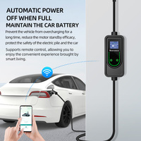 Chargeur mural intelligent ROMADA pour véhicules électriques, 3,5 kW, prise de type 2, prise EU, entrée AC 200-220 V, chargeur GBT pour véhicules électriques